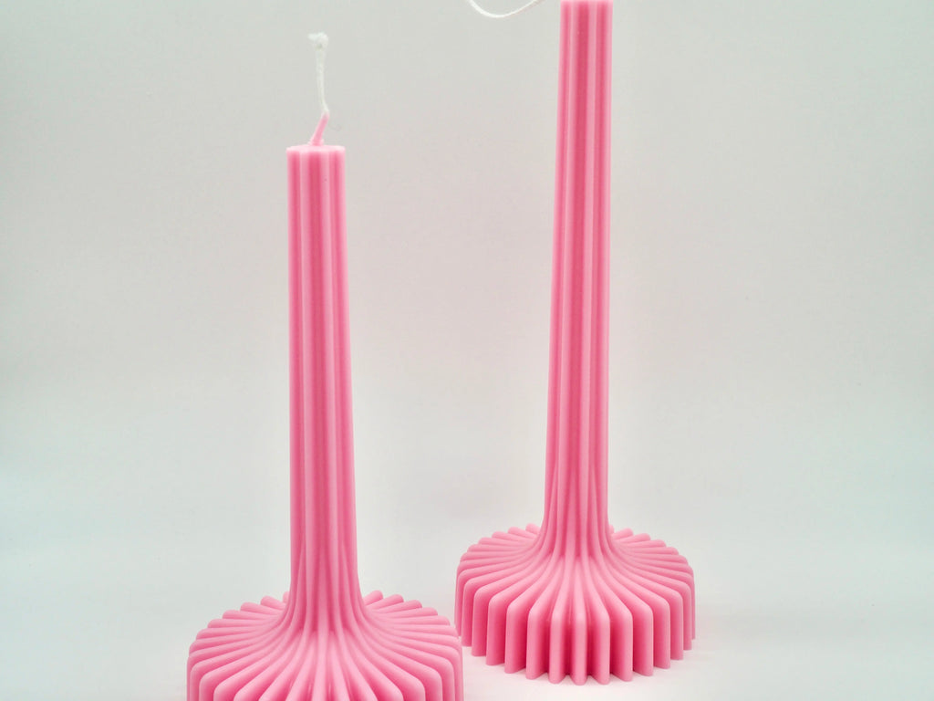 Flynn 2er Kerzen Set Standkerze Floma Candel & more Rosa
