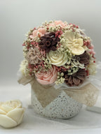 Kerzenblumenstrauss La Belle Flowerbox Floma Candle & More