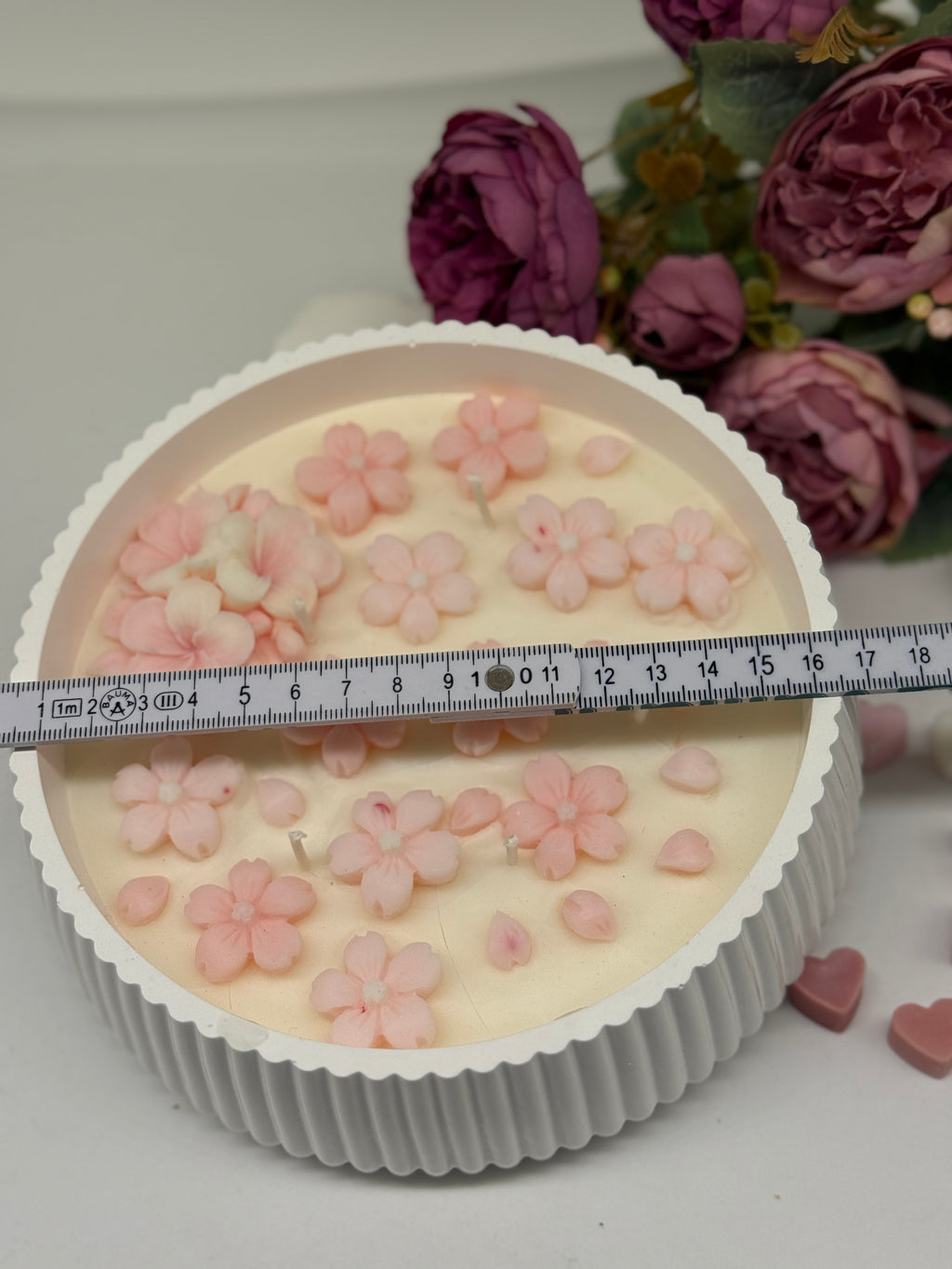 Peach Bloom/Duftkerze in Keramikschale Duftkerzen Floma Candle & More