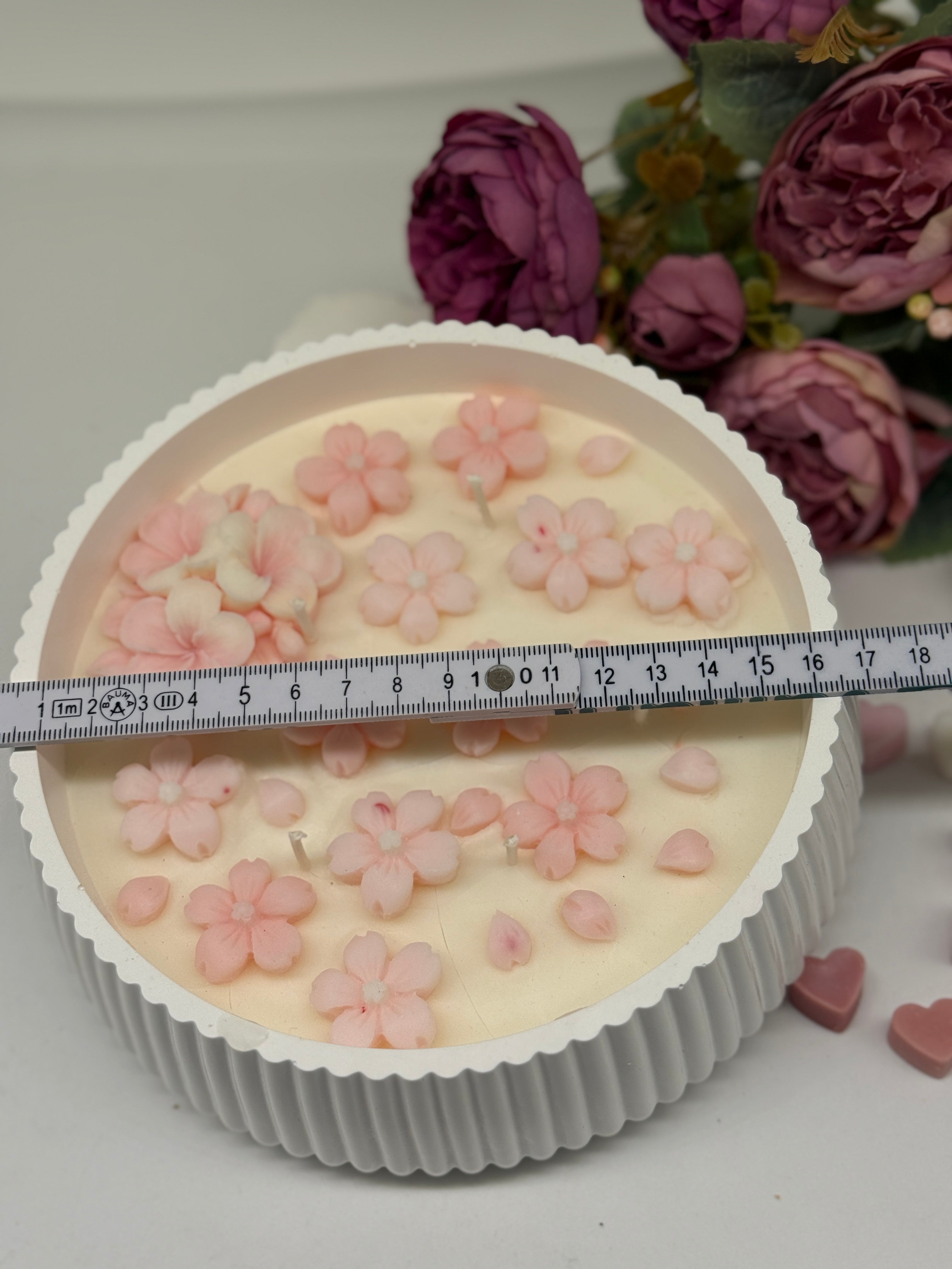 Peach Bloom/Duftkerze in Keramikschale Duftkerzen Floma Candle & More