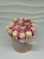 Kerzenblumenstrauss Tulpe Rosa Flowerbox Floma Candle & More