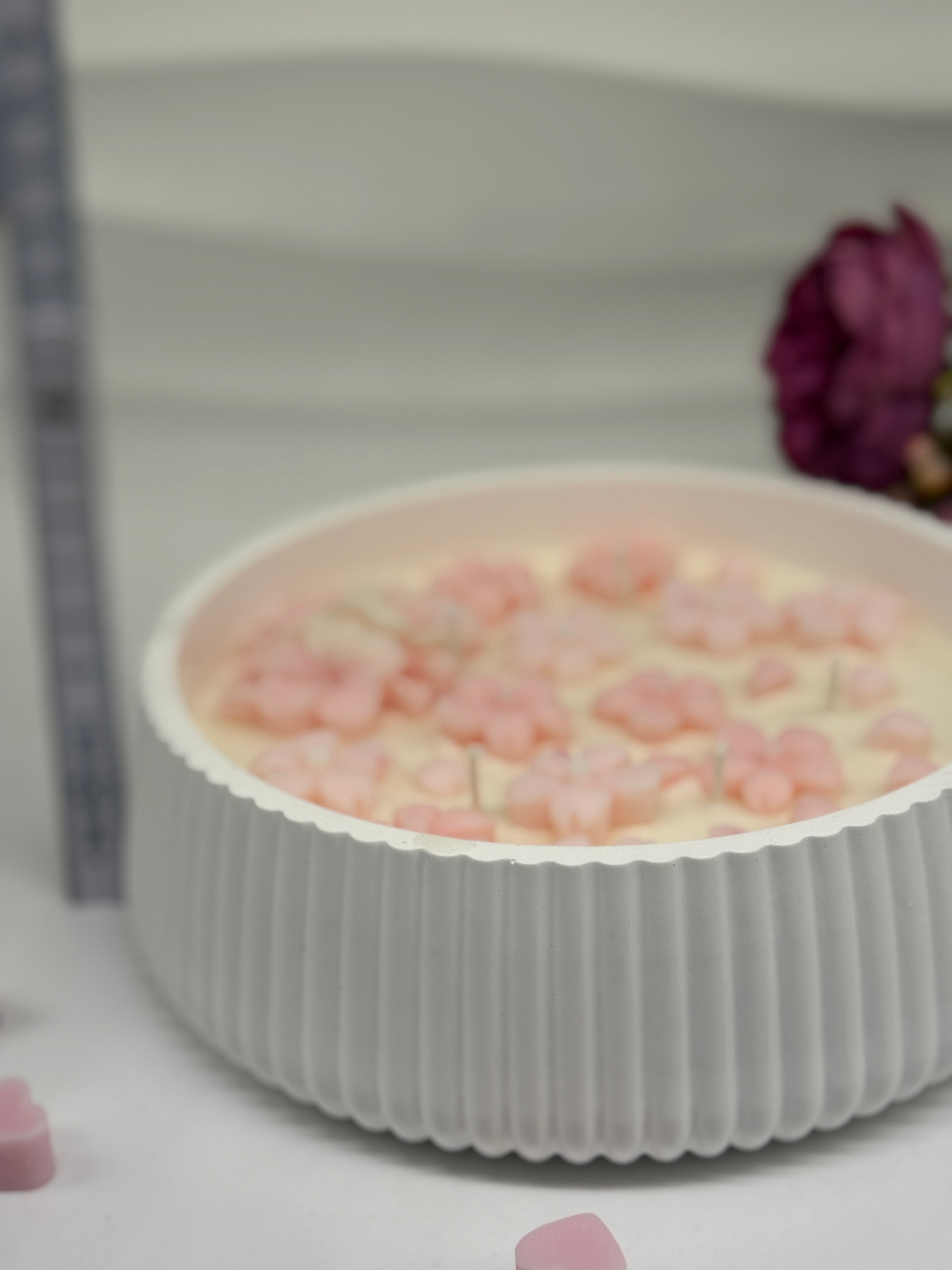 Peach Bloom/Duftkerze in Keramikschale Duftkerzen Floma Candle & More