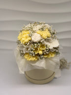 Kerzenblumenstrauß " Lemon " Flowerbox Floma Candle & More