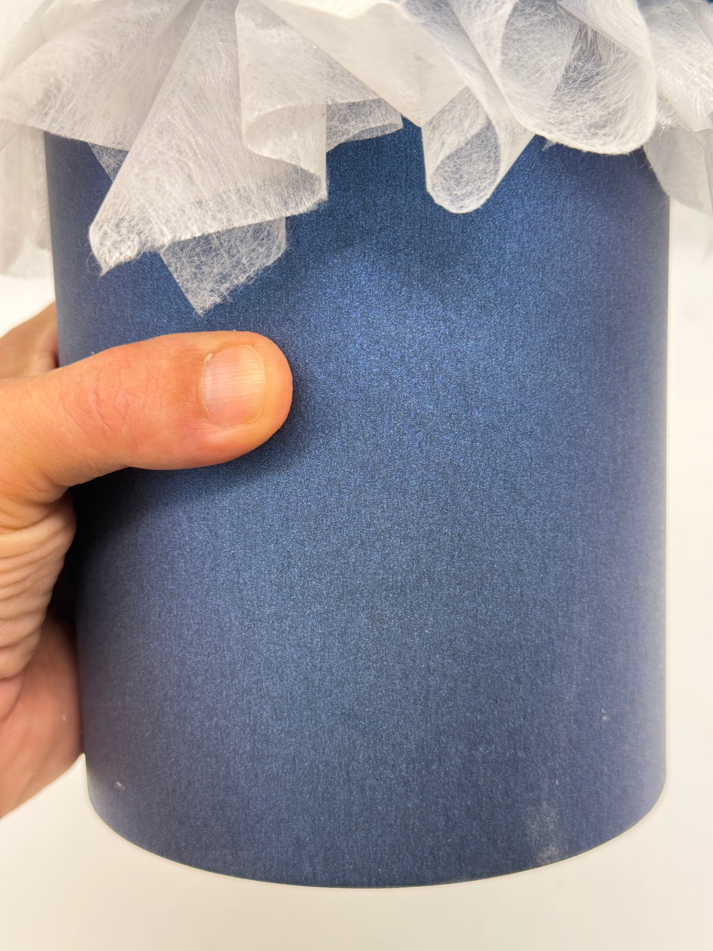 Kerzenblumenstrauß Blau aus Rapswachs | Handgefertigt |