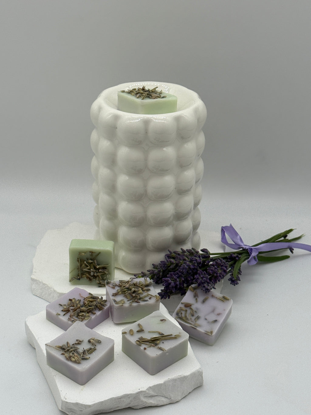 Lavendel Wax Melts 30 g aus Kokoswachs – Natürlicher Raumduft für entspannende Wohlfühlmomente Duftwachs Floma Candle & More