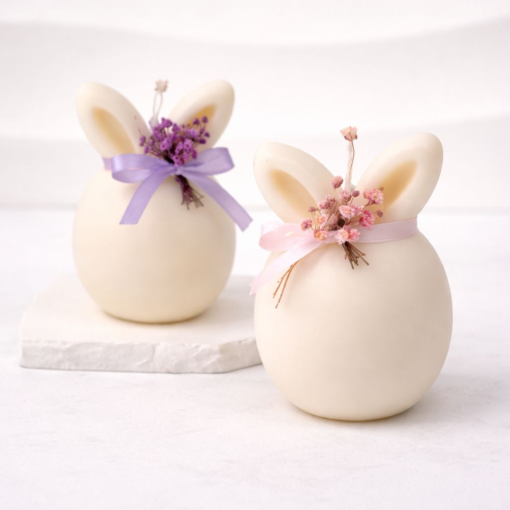 Hasenkerze 2 Set Standkerze Floma Candle & More