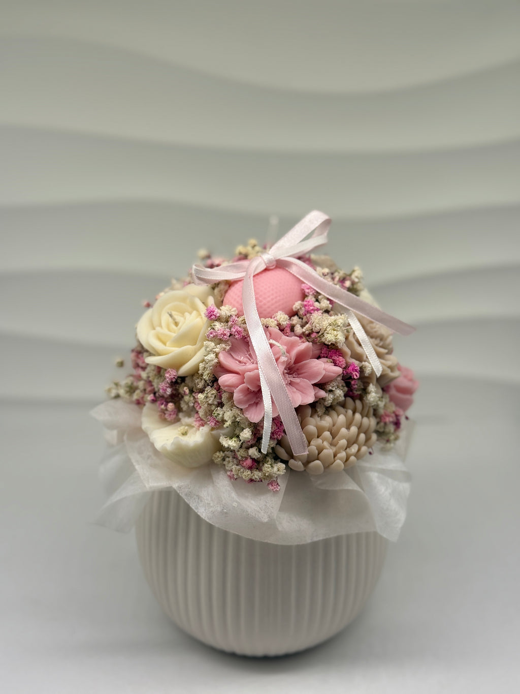 Romo Kerzenblumenstrauß Flowerbox Floma Candle & More