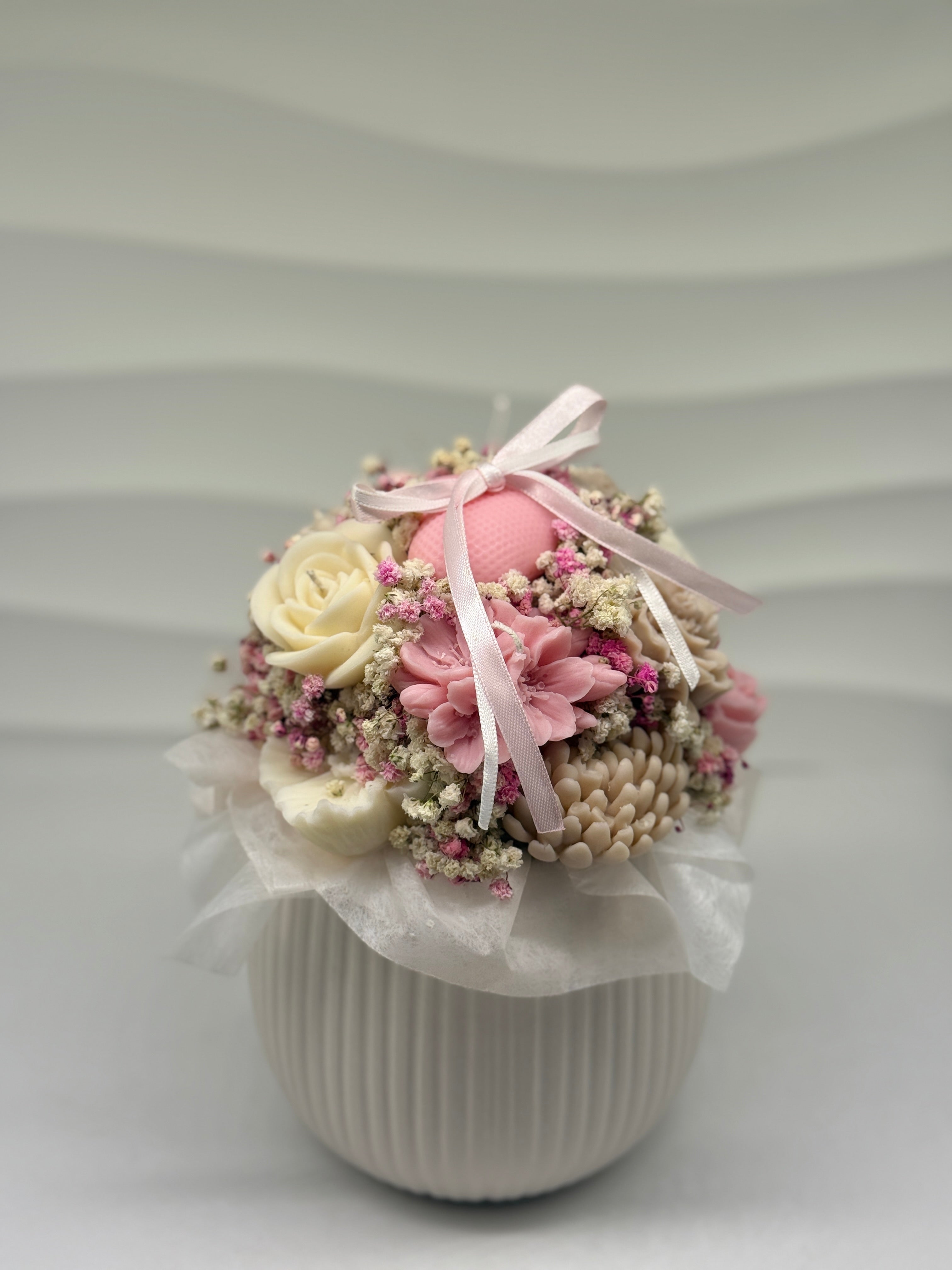 Romo Kerzenblumenstrauß Flowerbox Floma Candle & More