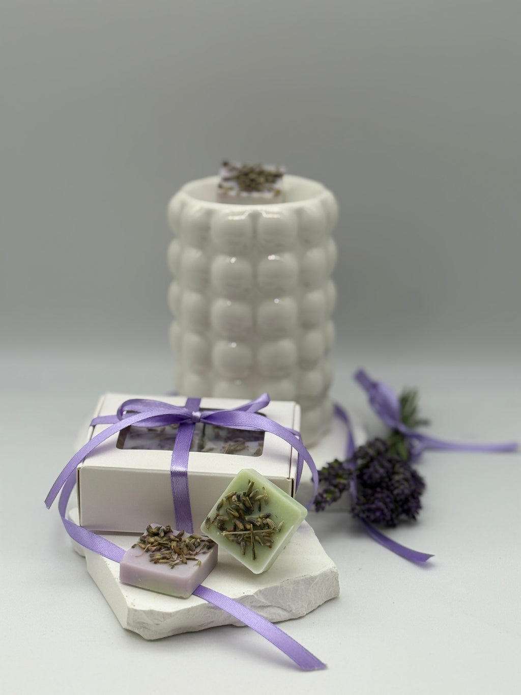 Lavendel Wax Melts 30 g aus Kokoswachs – Natürlicher Raumduft für entspannende Wohlfühlmomente Duftwachs Floma Candle & More