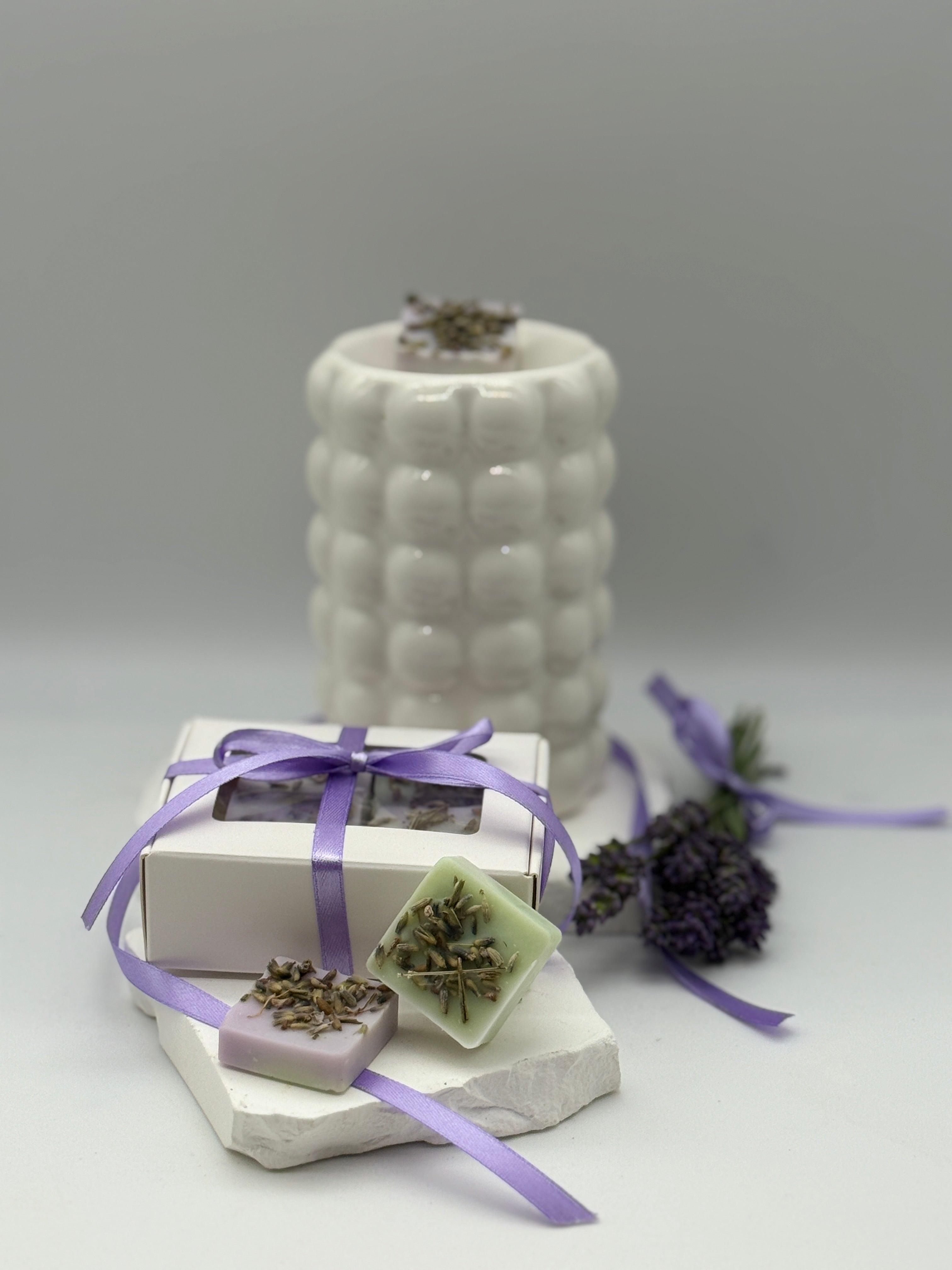 Lavendel Wax Melts 30 g aus Kokoswachs – Natürlicher Raumduft für entspannende Wohlfühlmomente Duftwachs Floma Candle & More