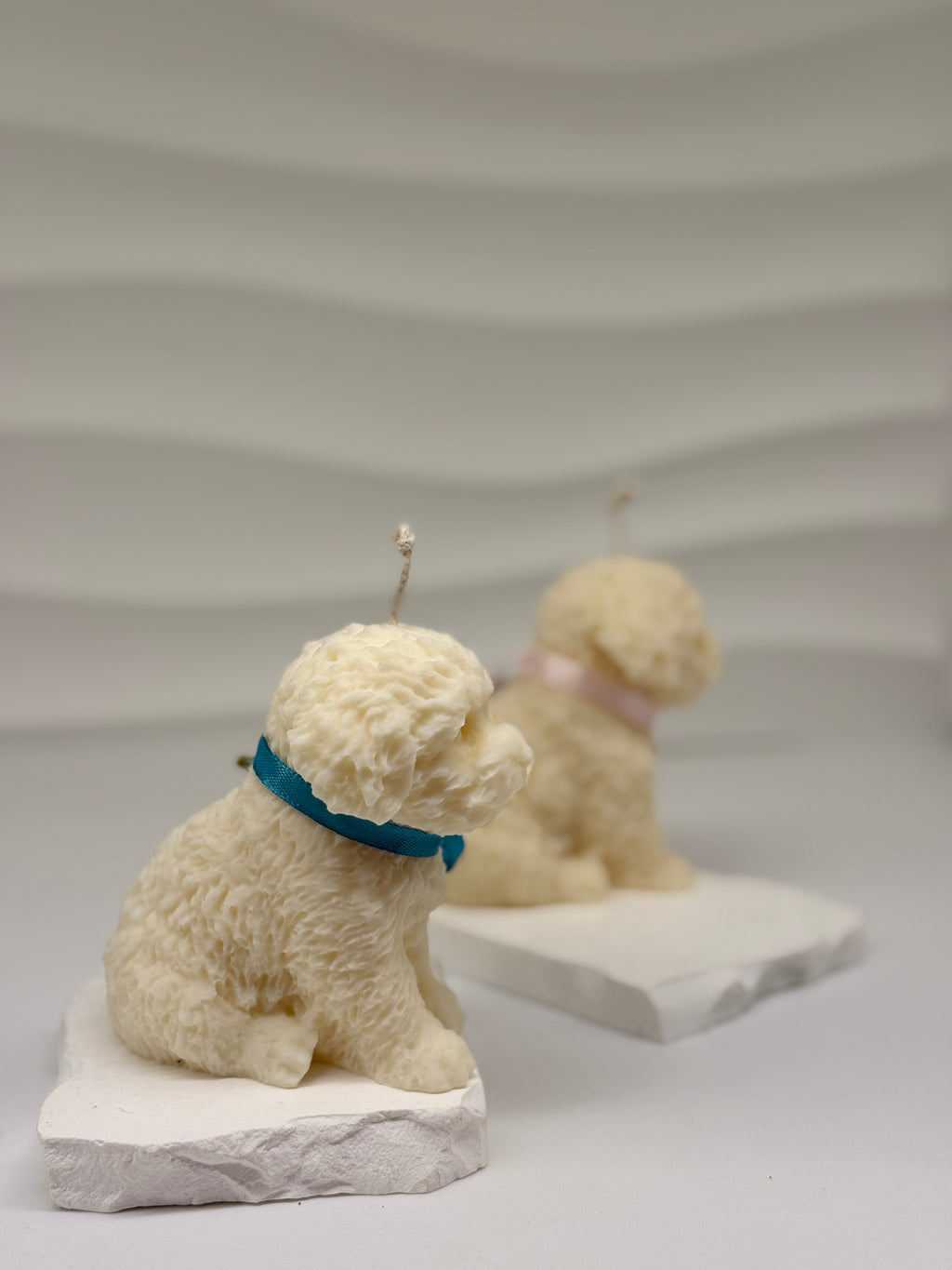 Hunde-Kerze aus Rapswachs – nachhaltige Kerze handgemacht Standkerze Floma Candle & More