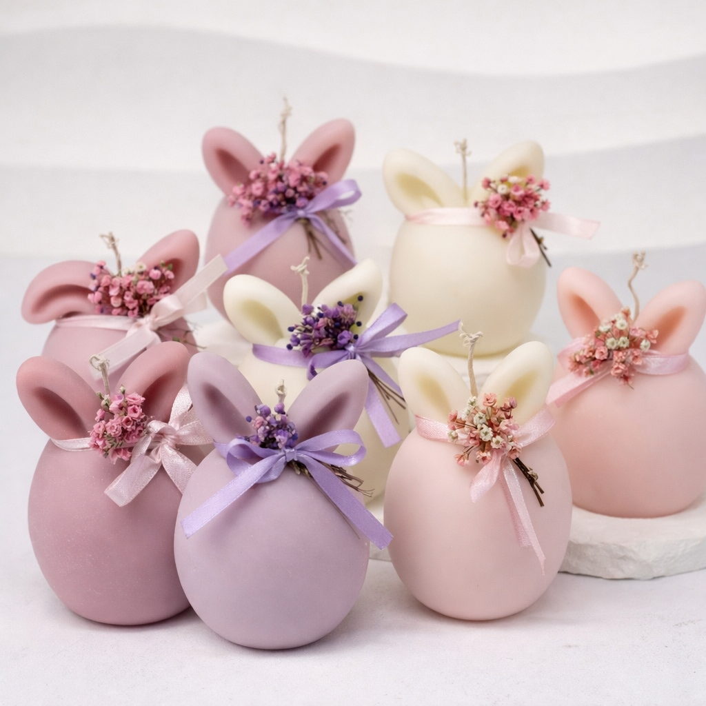 Hasenkerze 2 Set Standkerze Floma Candle & More