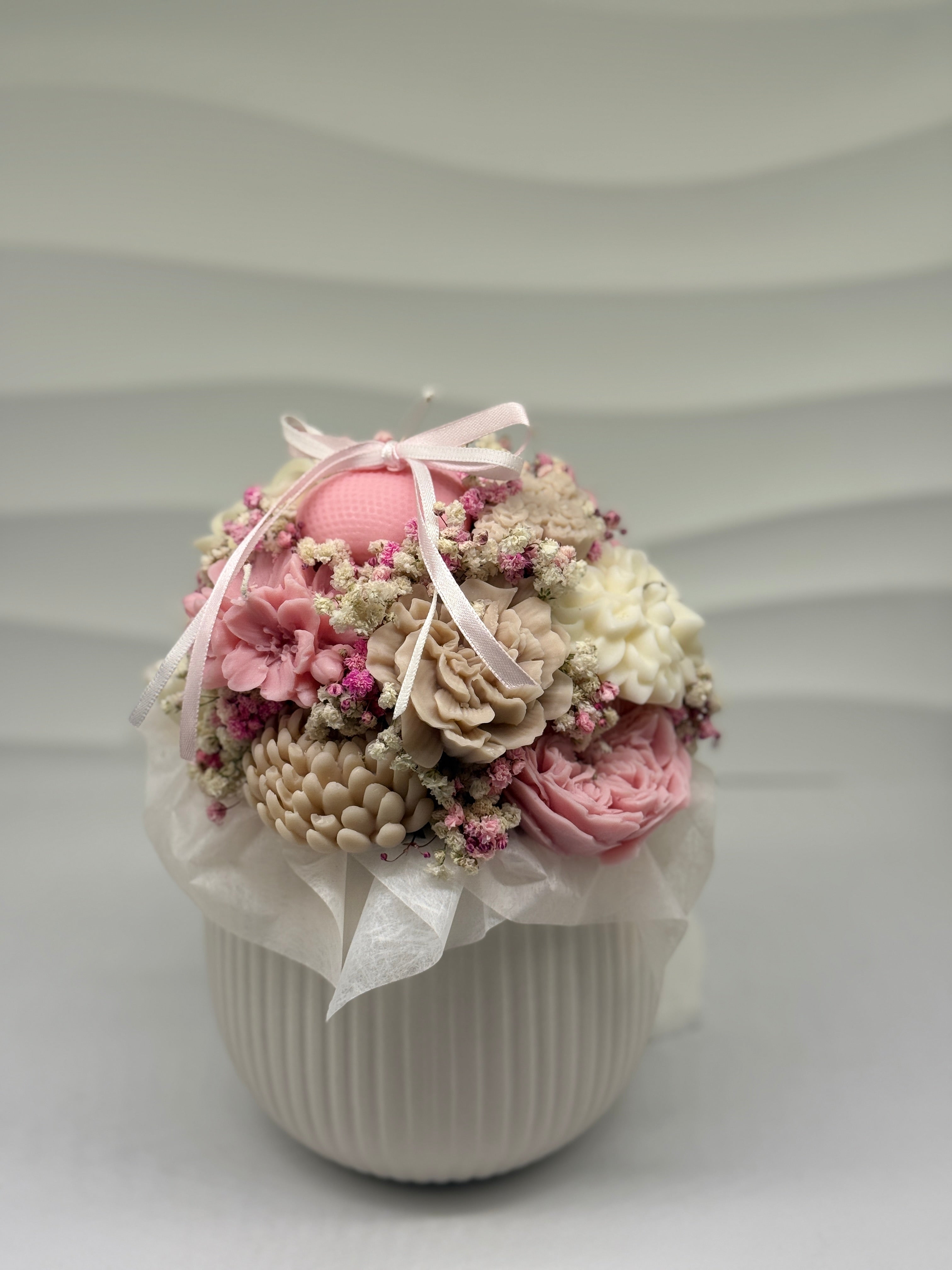 Romo Kerzenblumenstrauß Flowerbox Floma Candle & More