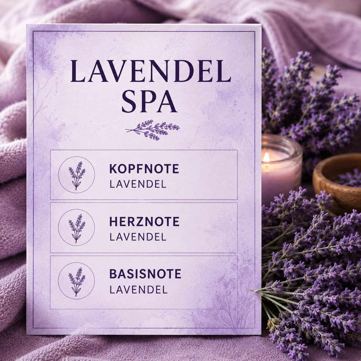 Lavendel Wax Melts Duftwachs Floma Candle & More