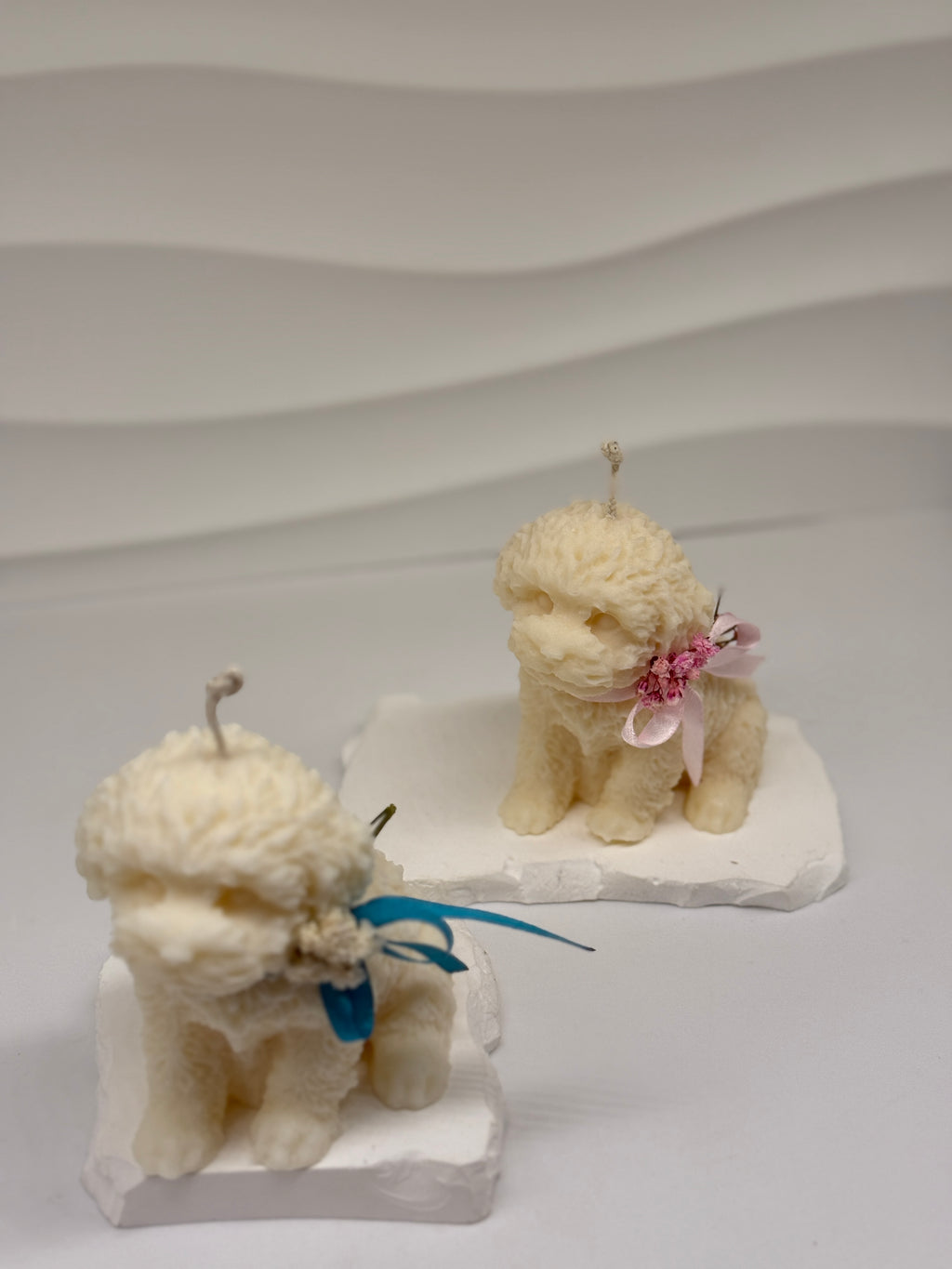 Hunde-Kerze aus Rapswachs – nachhaltige Kerze handgemacht Standkerze Floma Candle & More