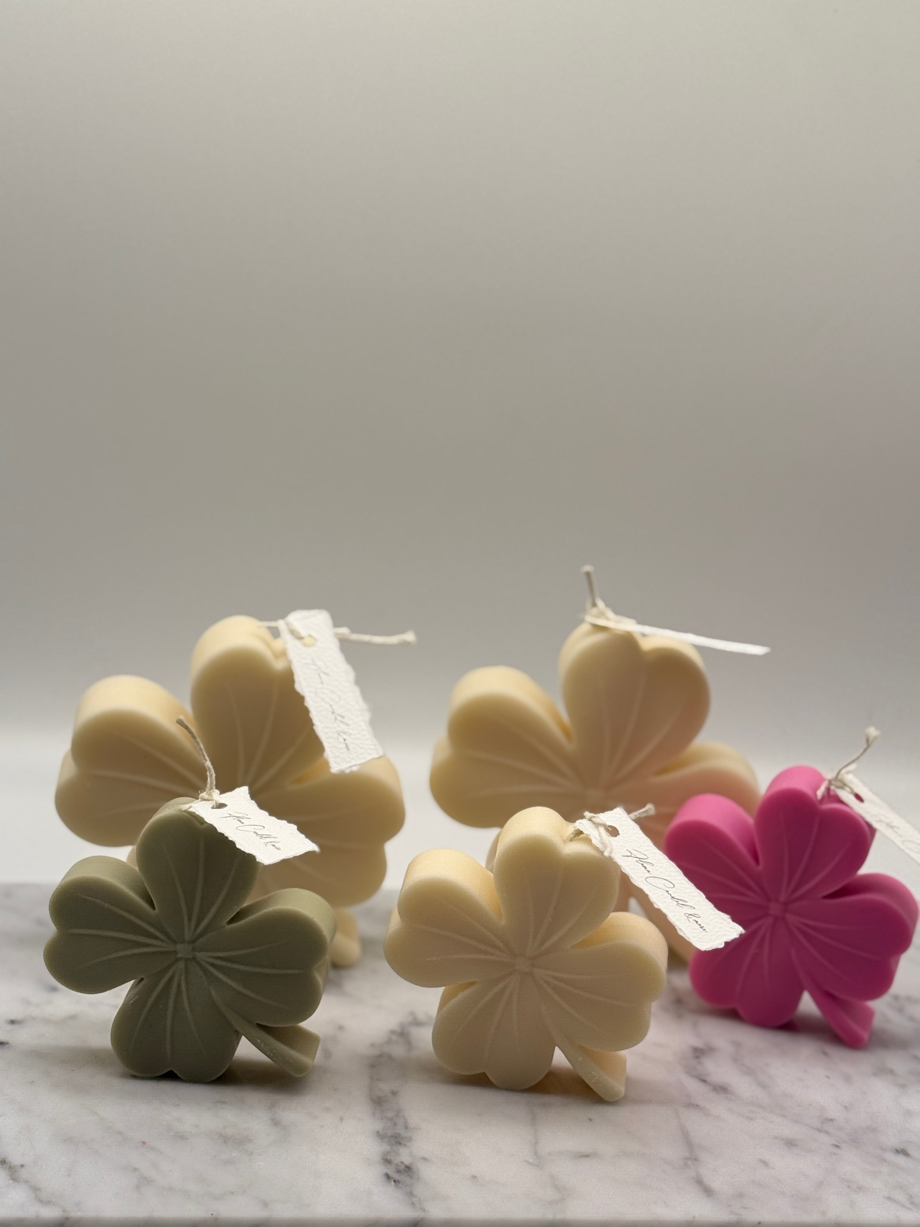 Kleeblatt Kerze Standkerze Floma Candel & more