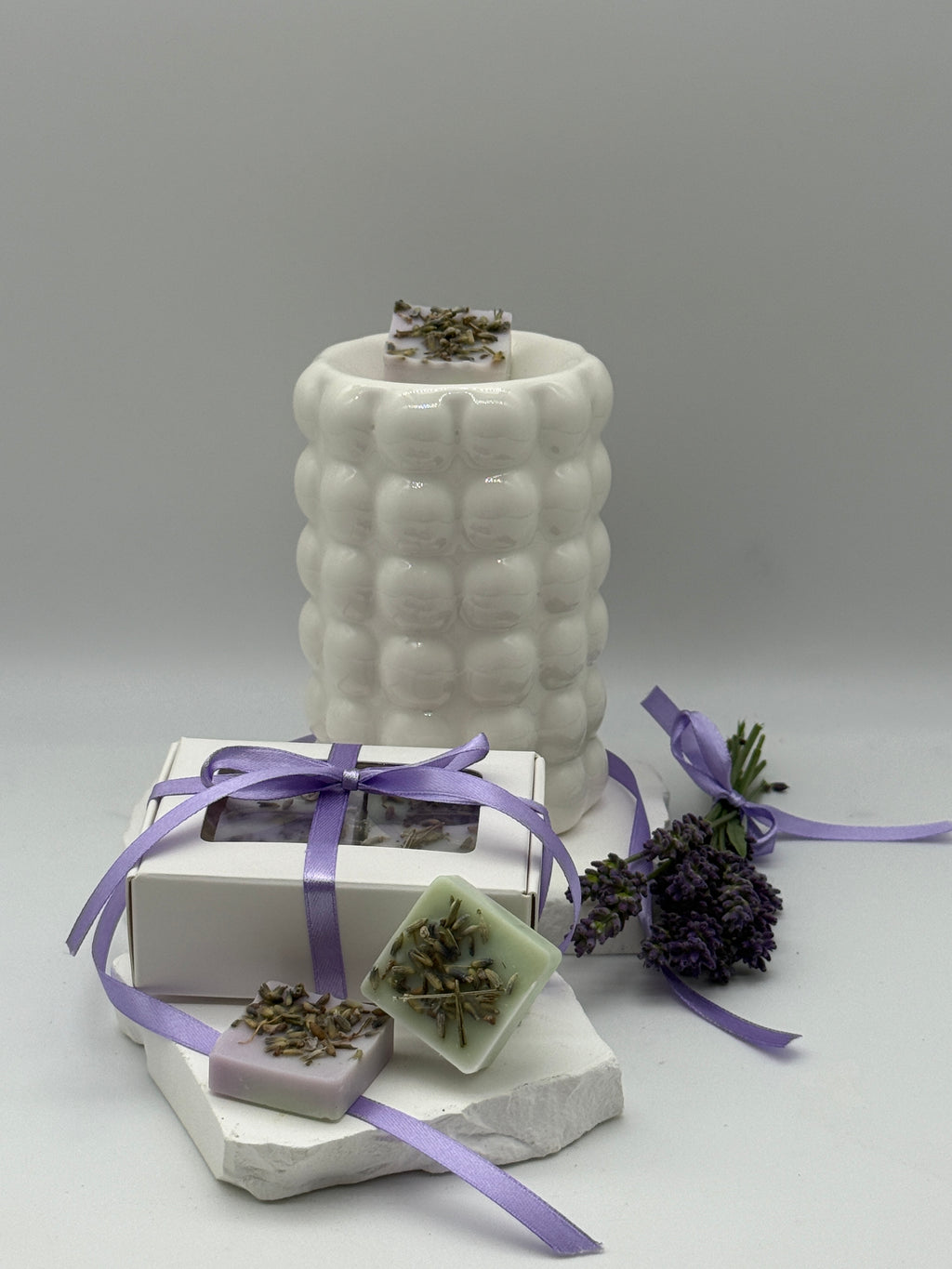 Lavendel Wax Melts 30 g aus Kokoswachs – Natürlicher Raumduft für entspannende Wohlfühlmomente Duftwachs Floma Candle & More