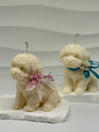 Hundewelpen Kerze Standkerze Floma Candle & More
