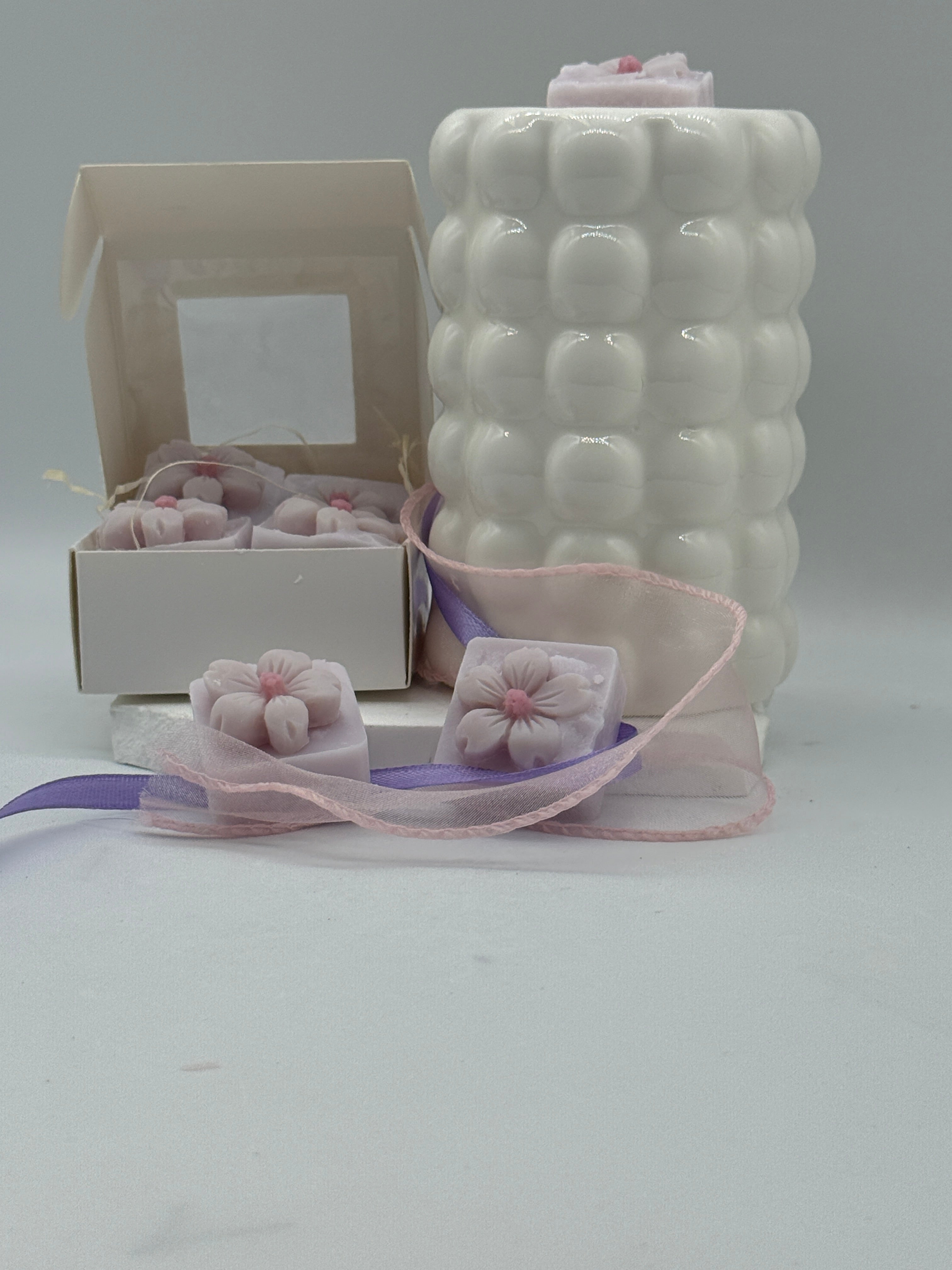 Hyazinthe Wax Melts 30 g aus Kokoswachs | Handgemachtes Duftwachs mit Hyazinthen Duft | Für Duftlampe & Wax Warmer Duftwachs Floma Candle & More