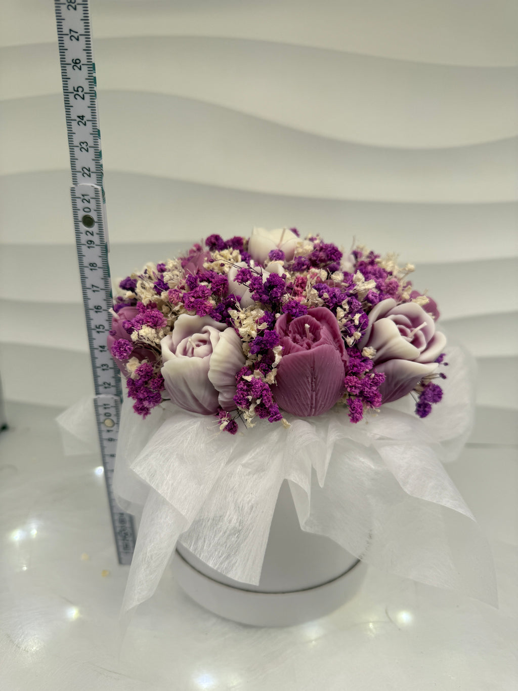 Kerzenblumenstrauß " Berry " Flowerbox Floma Candle & More