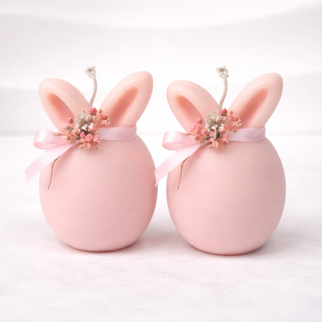 Hasenkerze 2 Set Standkerze Floma Candle & More