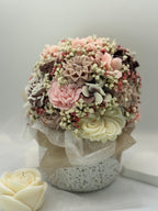 Kerzenblumenstrauss La Belle Flowerbox Floma Candle & More