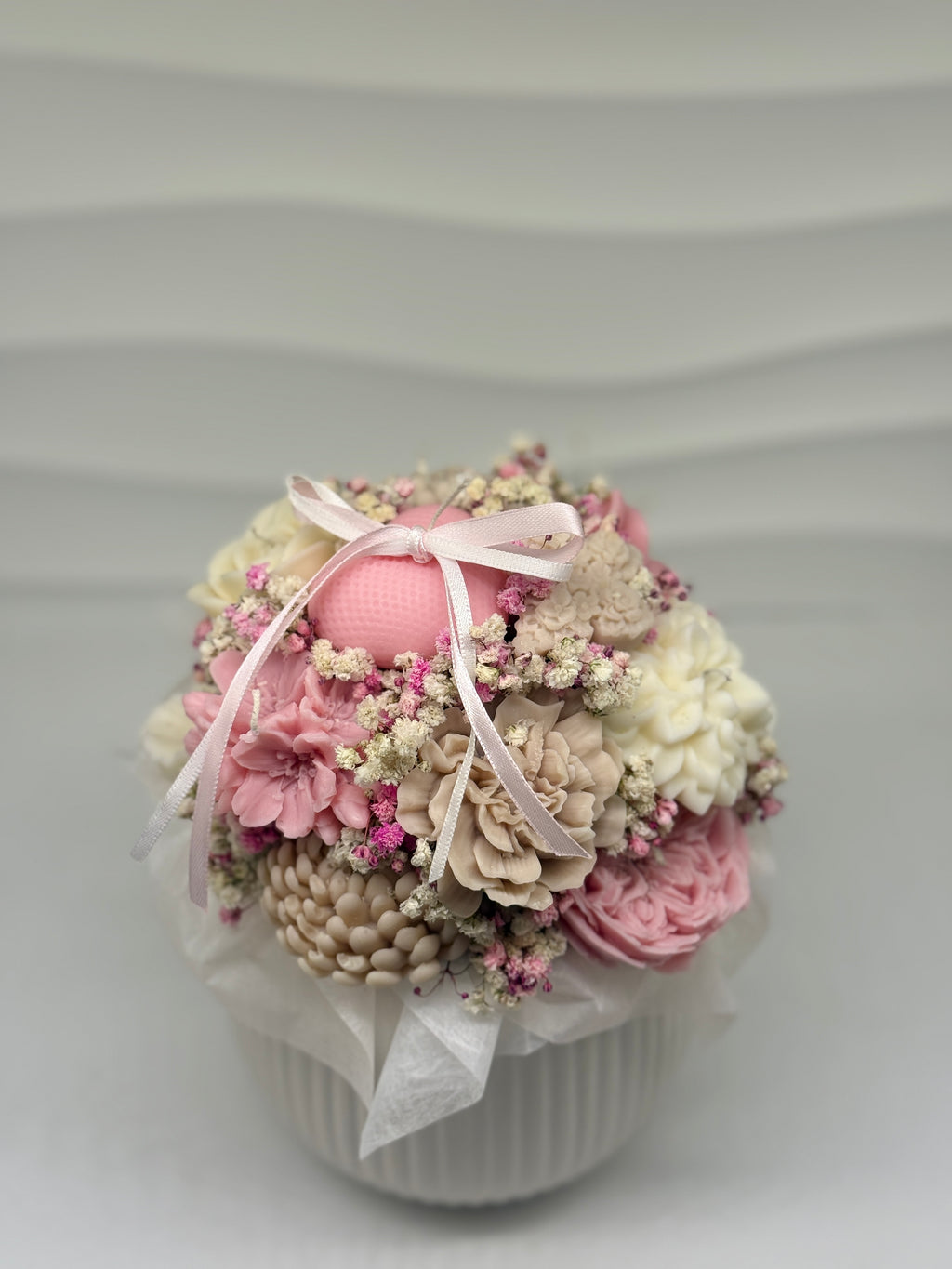 Romo Kerzenblumenstrauß Flowerbox Floma Candle & More