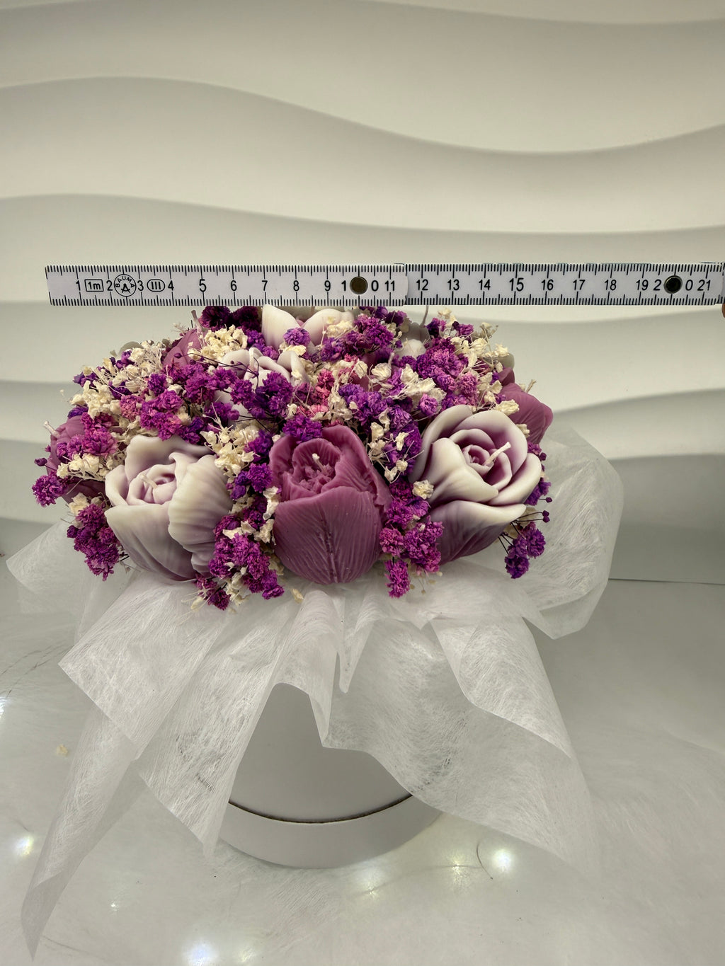 Kerzenblumenstrauß " Berry " Flowerbox Floma Candle & More