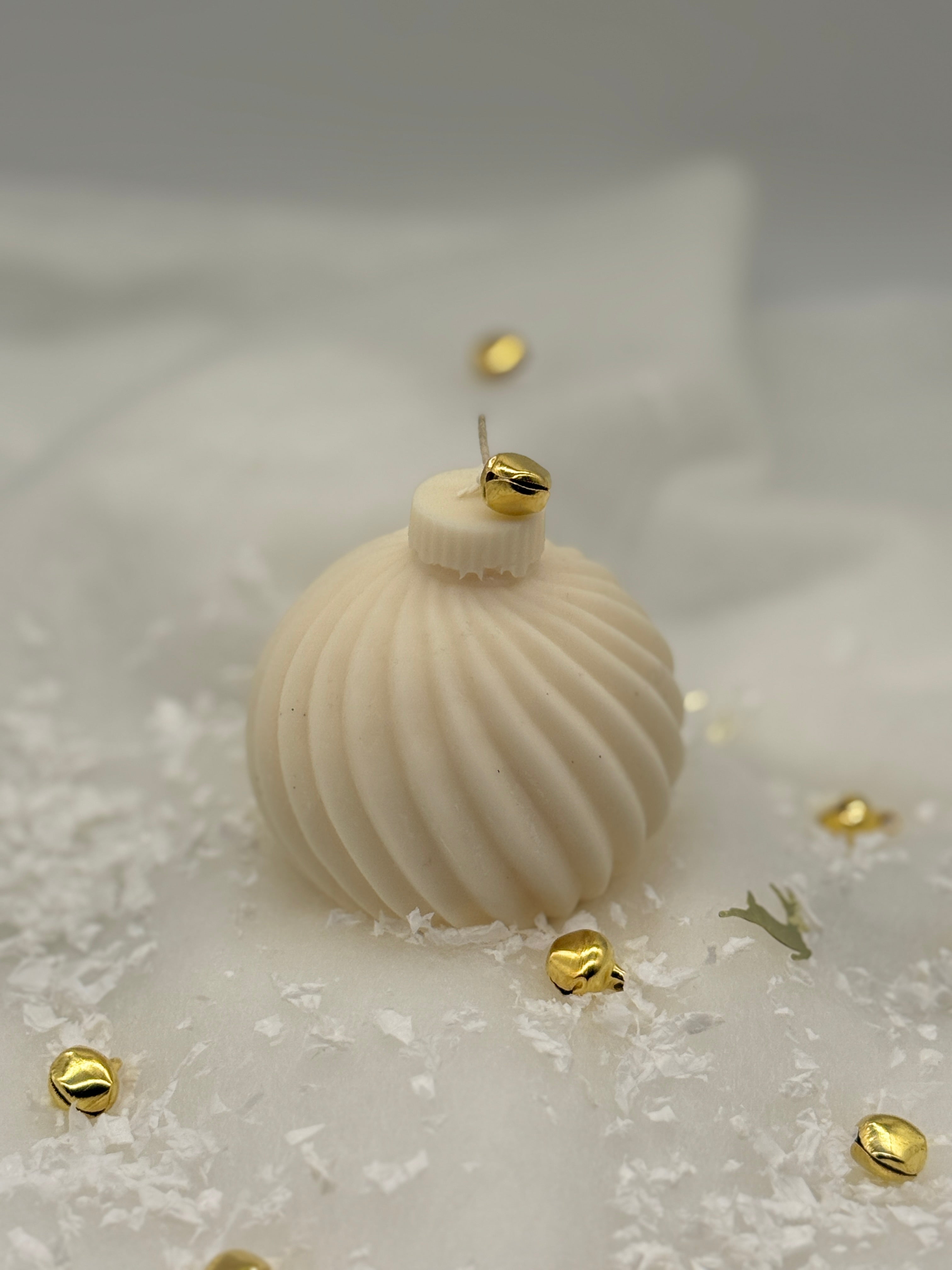 Christbaumkugel Kerze Standkerze Floma Candle & More Geschwungen