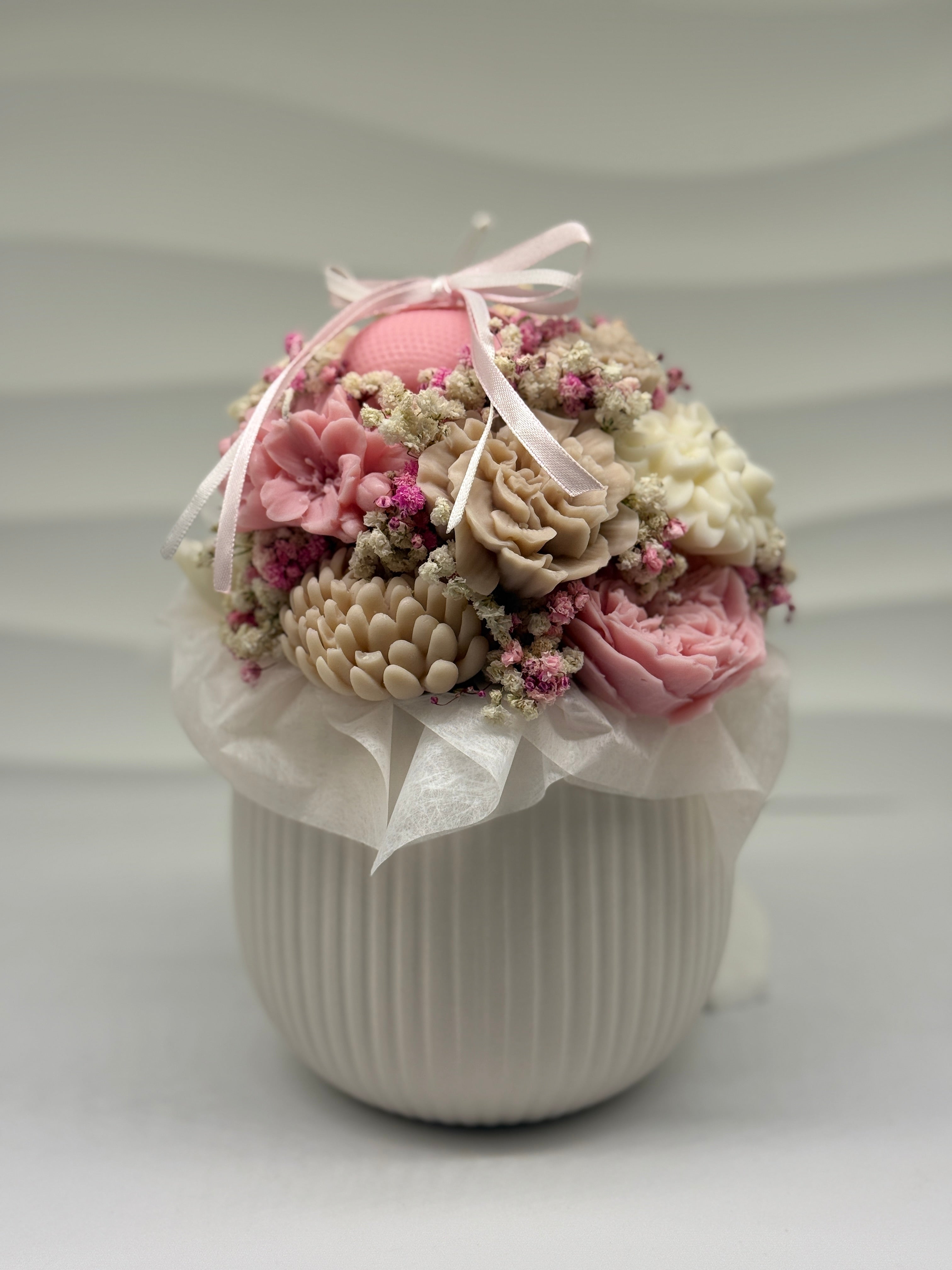 Romo Kerzenblumenstrauß Flowerbox Floma Candle & More