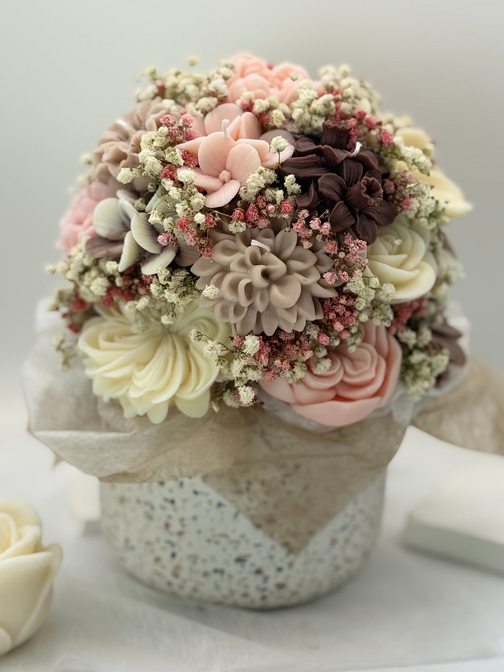 Kerzenstrauss La Belle Flowerbox Floma Candle & More