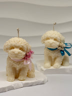 Hundewelpen Kerze Standkerze Floma Candle & More