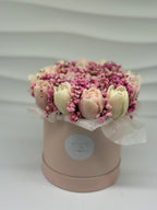 Kerzenblumenstrauss Tulpe Rosa Flowerbox Floma Candle & More