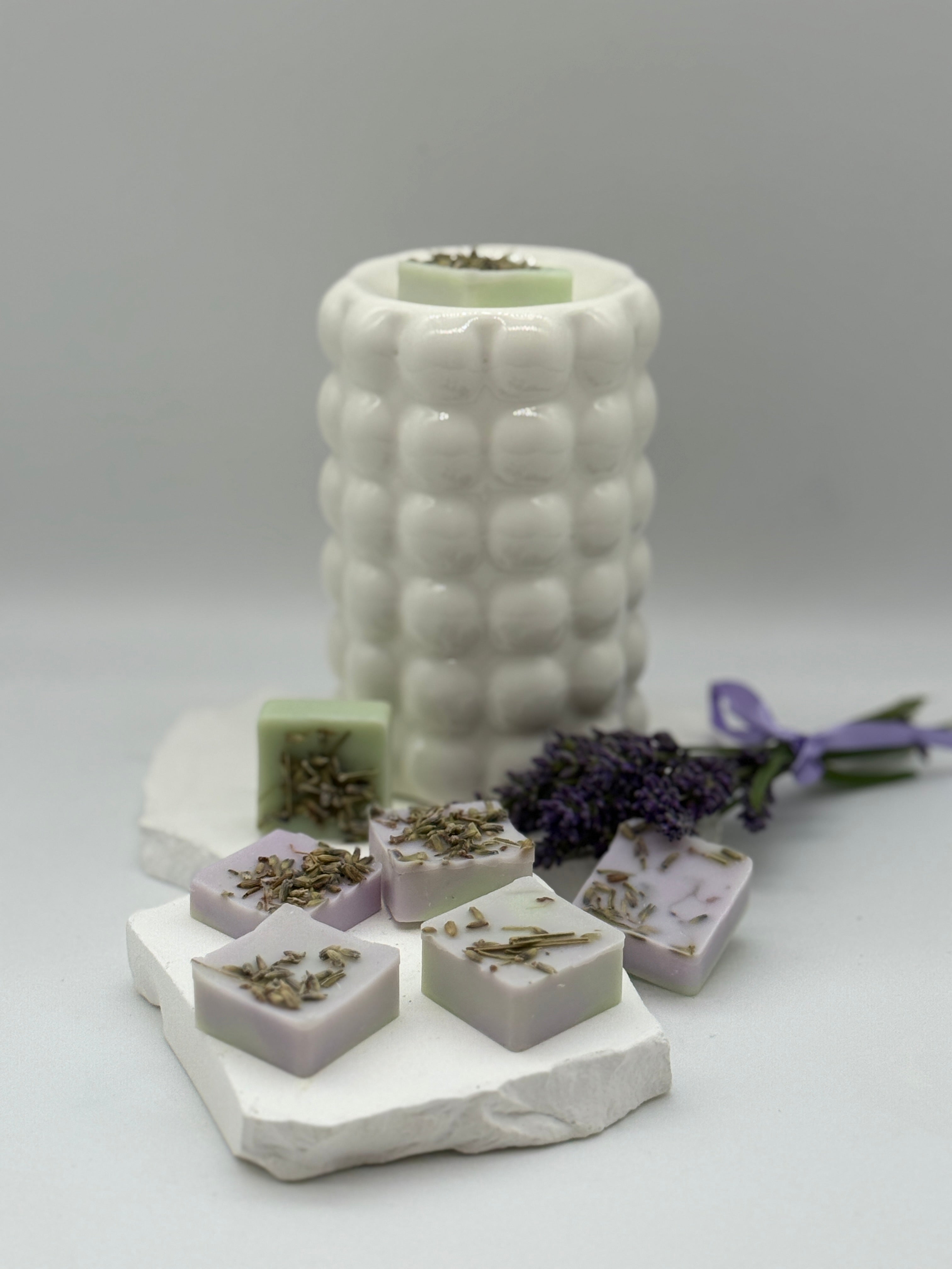 Lavendel Wax Melts 30 g aus Kokoswachs – Natürlicher Raumduft für entspannende Wohlfühlmomente Duftwachs Floma Candle & More