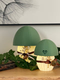 Pilzlampe aus PLA | LED Waldlampe | Handgefertigte Herbst- & Wohndekoration 3D Druck Floma Candle & More Weiß/Grün