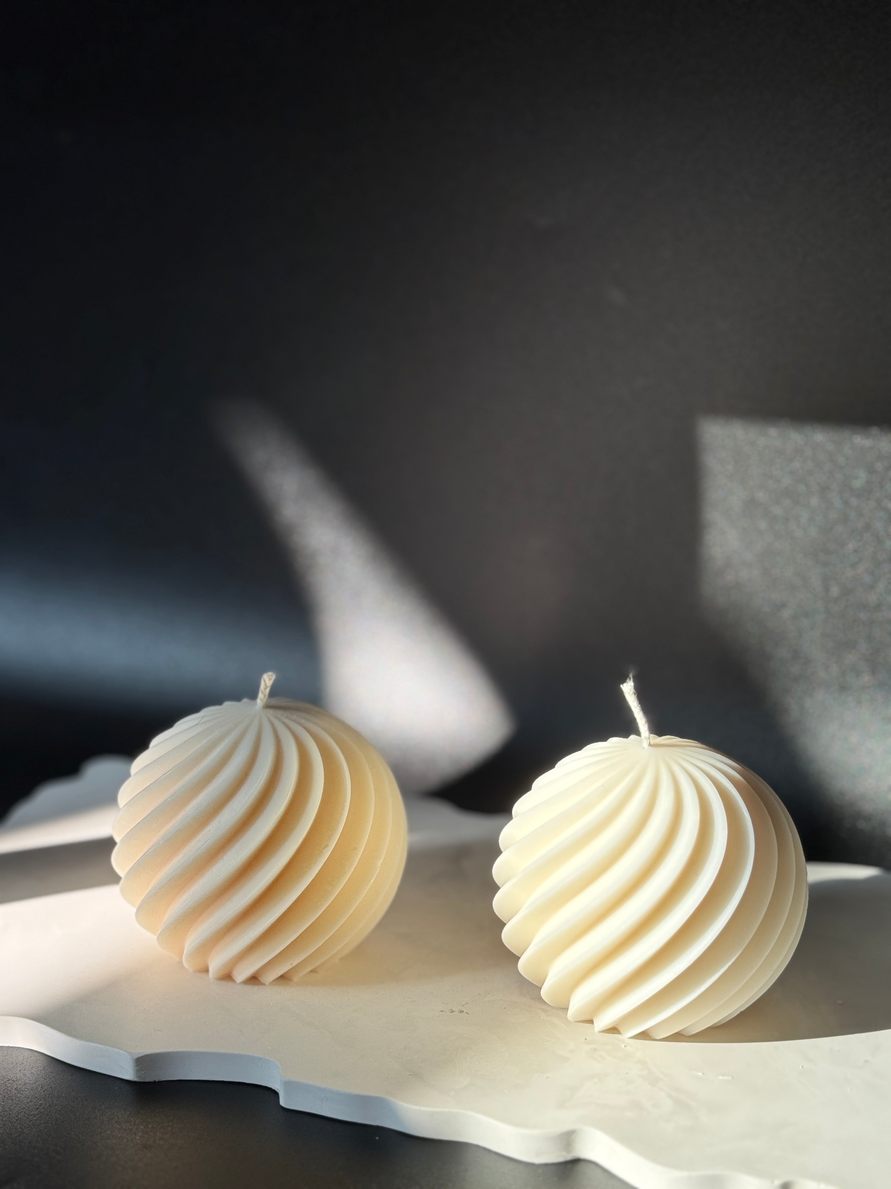 Swirl Kugelkerze Standkerze Floma Candel & more