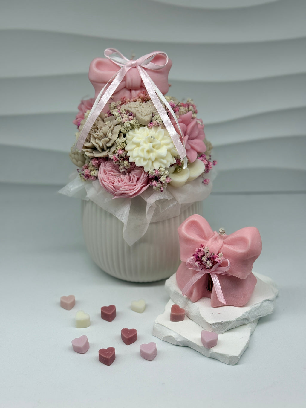 Romo Kerzenblumenstrauß Flowerbox Floma Candle & More