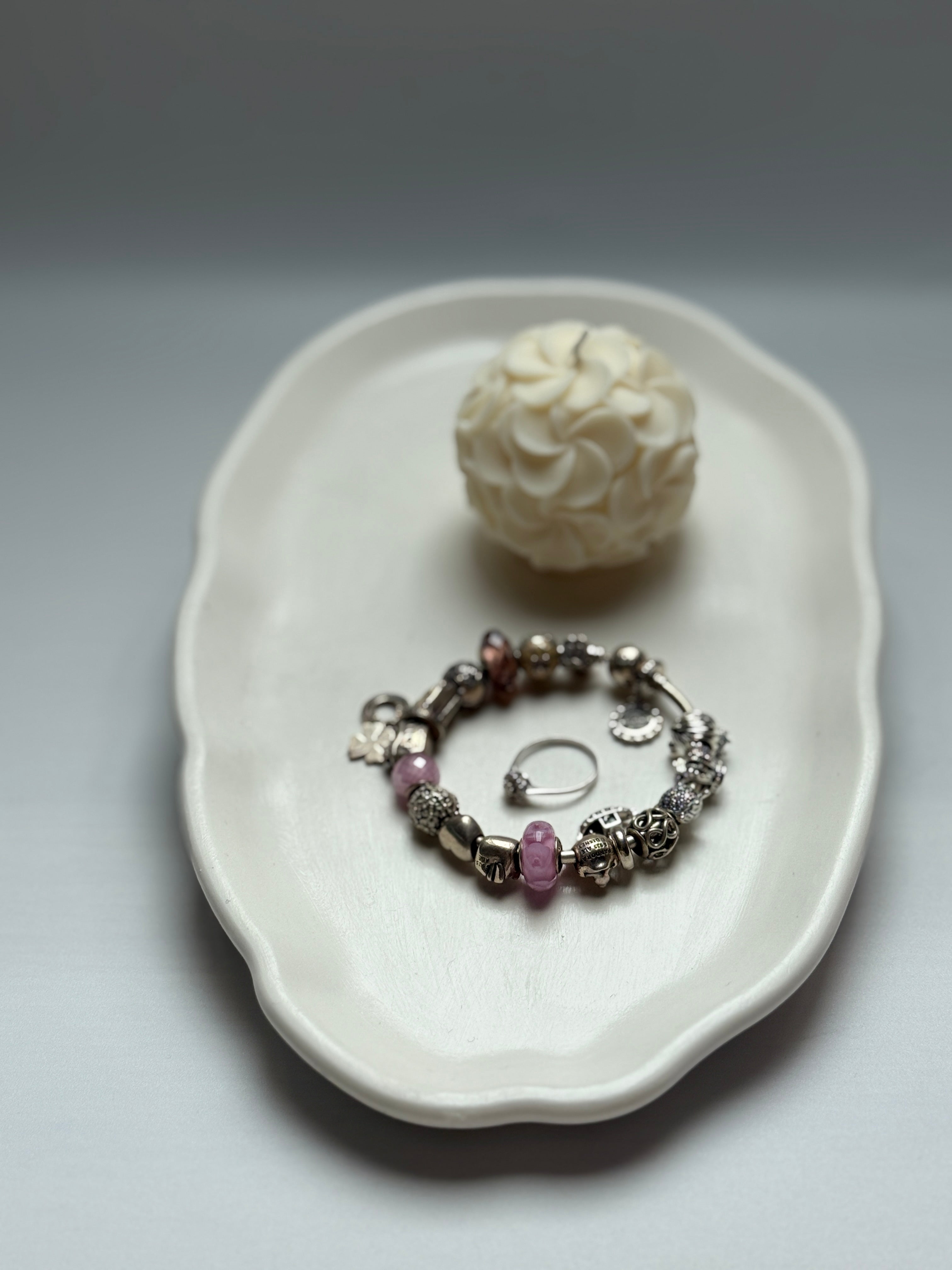 Underlägg Teller Floma Candel & more Gross Weiss