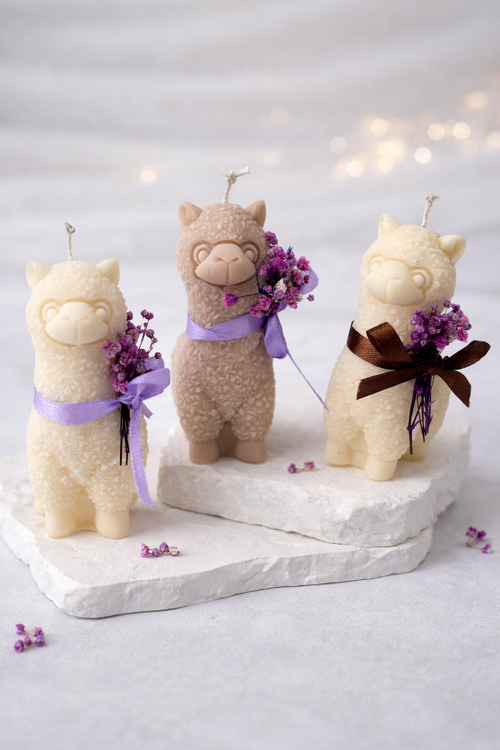 Alpaka Kerze Standkerze Floma Candle & More