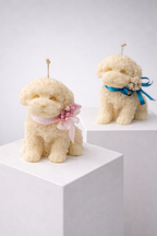 Hundewelpen Kerze Standkerze Floma Candle & More