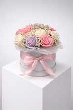 Kerzenblumenstrauß " Rose Poesie" Flowerbox Floma Candle & More