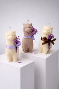 Alpaka Kerze – Handgefertigte Deko-Kerze Standkerze Floma Candle & More