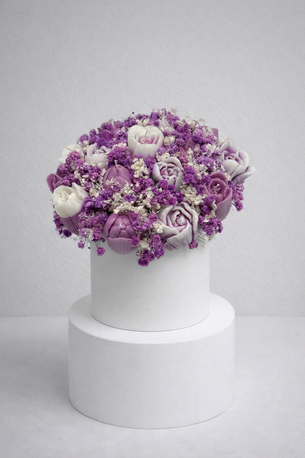 Kerzenblumenstrauß " Berry " Flowerbox Floma Candle & More