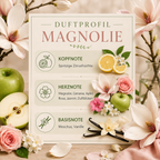 Kerzenblumenstrauß Rose Apricot Flowerbox Floma Candle & More Magnolie