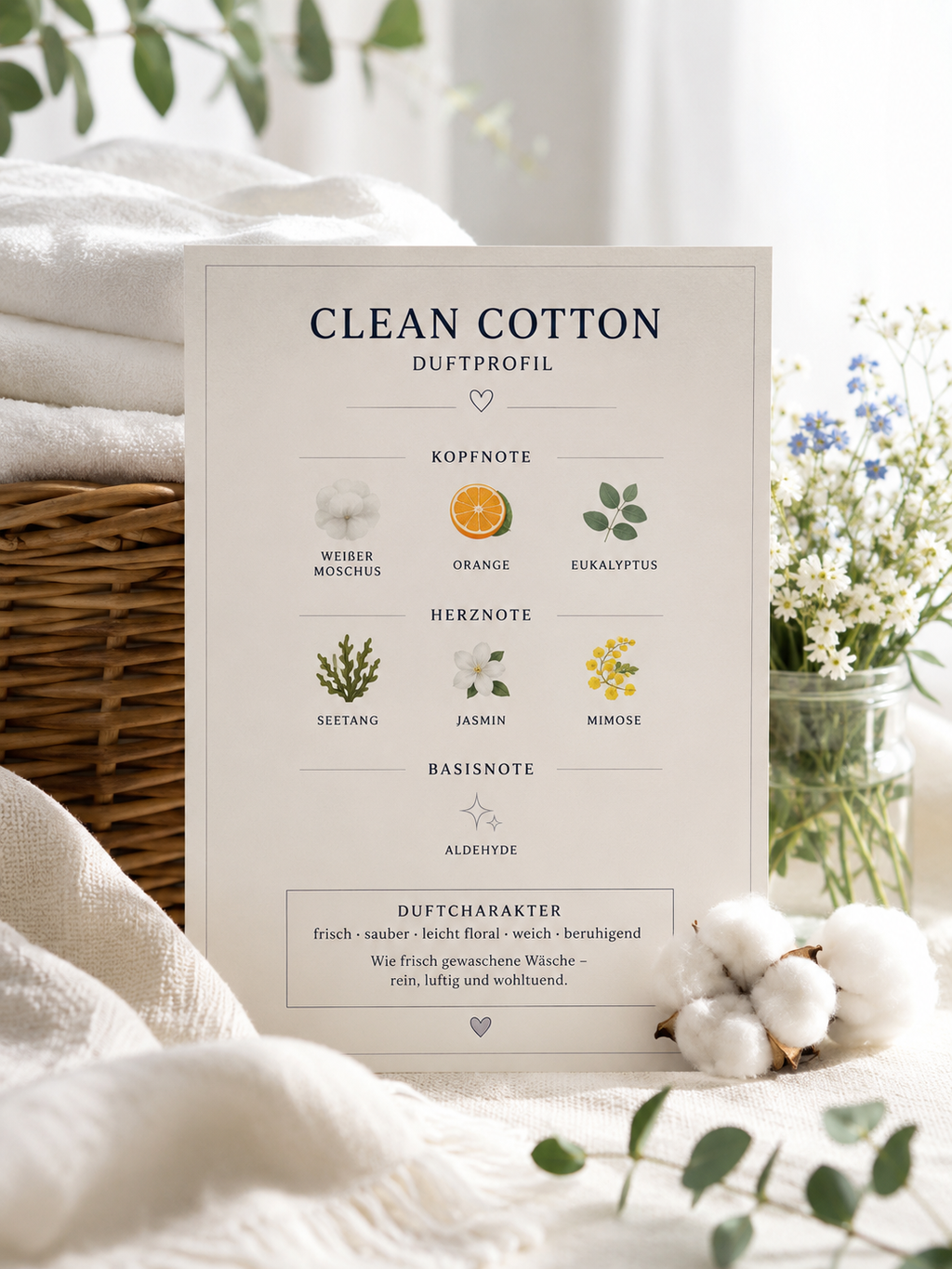 Clean Cotton Duftwachs Duftwachs Floma Candle & More