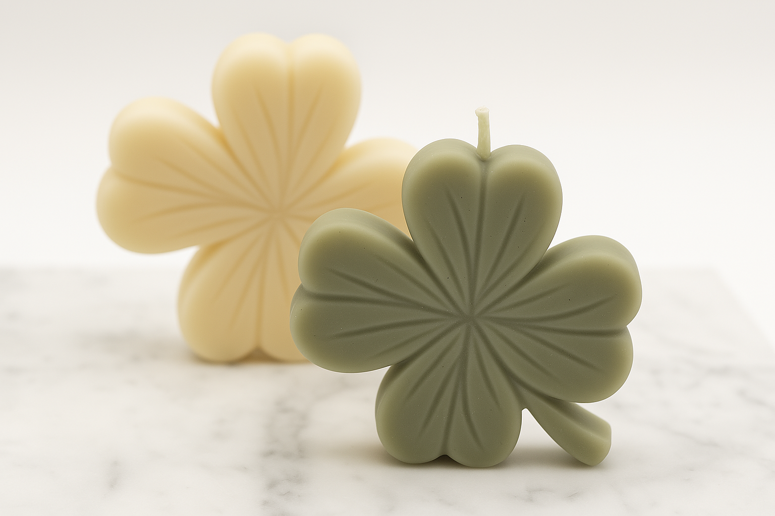 Kleeblatt Kerze Standkerze Floma Candel & more