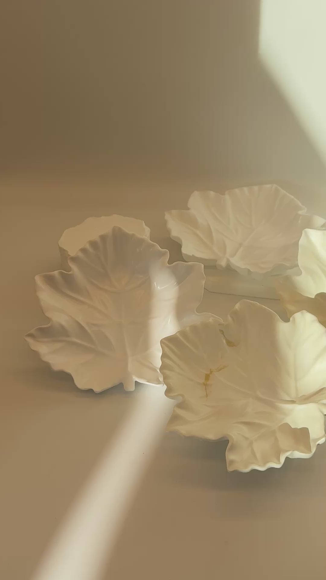 Ahornblatt Tablett Teller Floma Candle & More