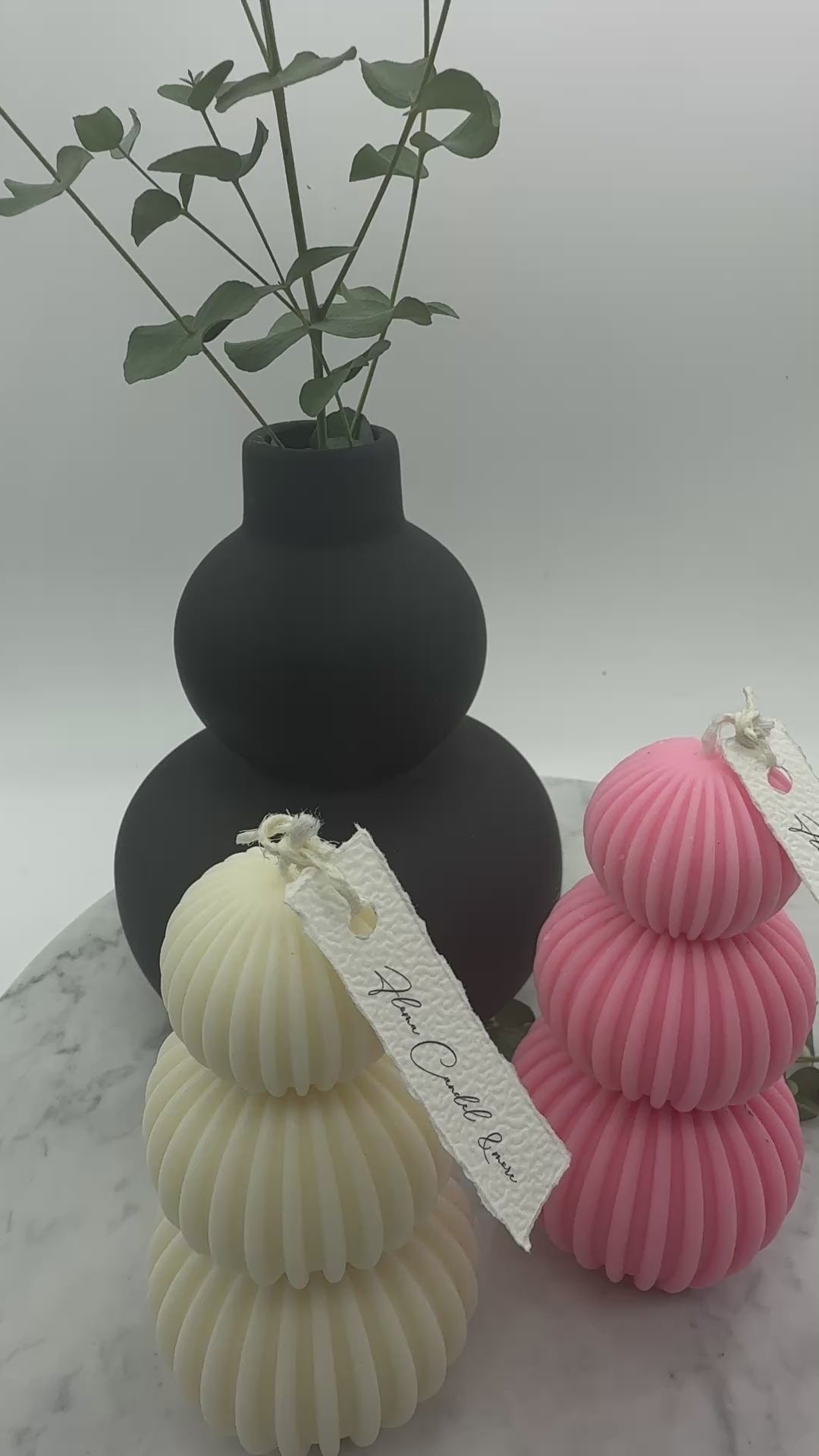 Ribbad Kerze Standkerze Floma Candel & more