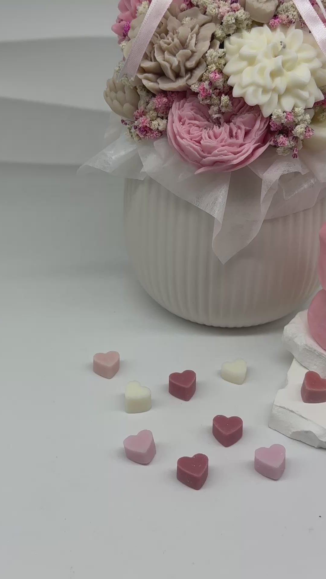 Romo Kerzenblumenstrauß Flowerbox Floma Candle & More