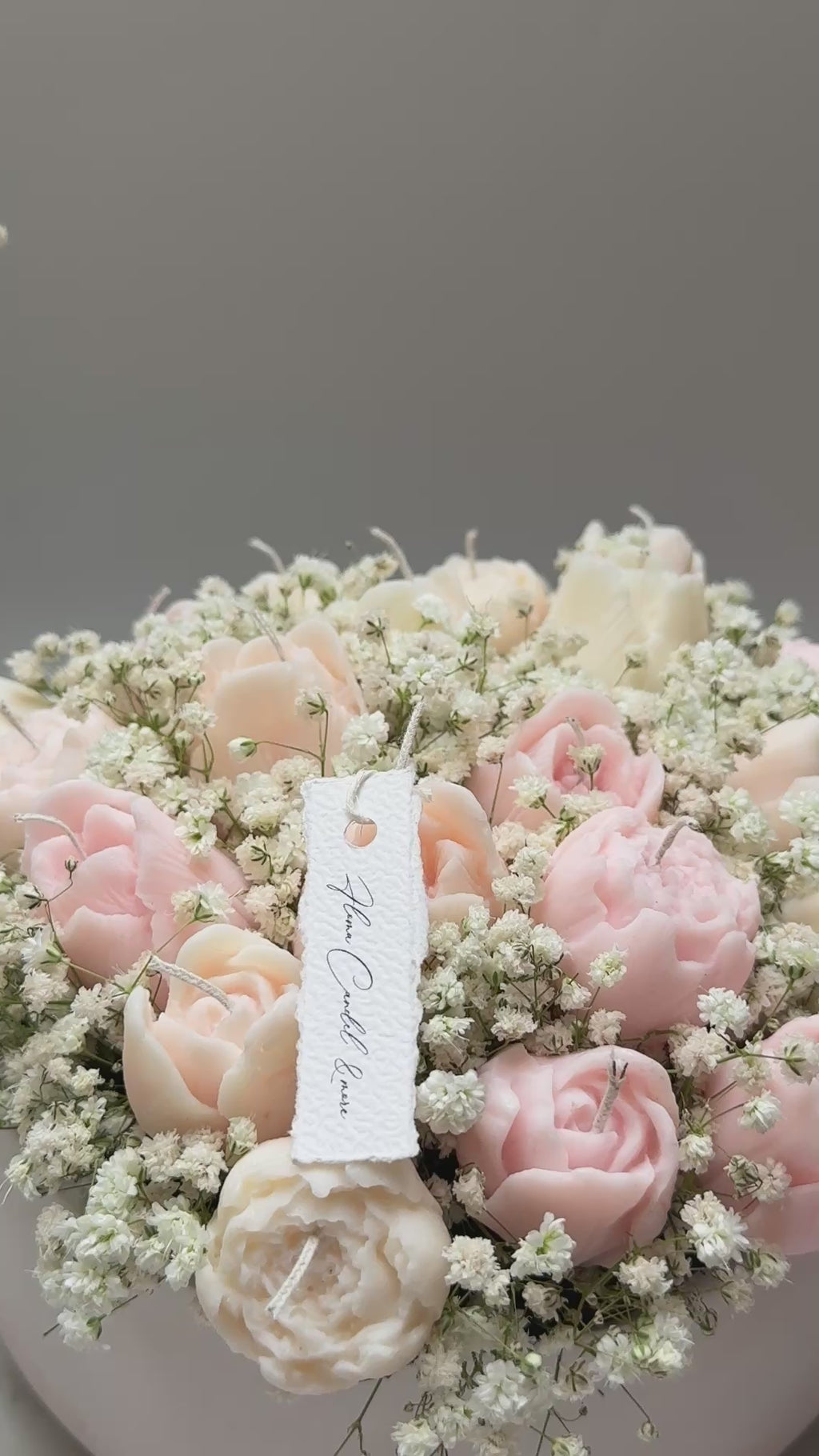 Soft Tulip / Blumenkerzen-Schale – Handgemachte Tulpenkerzen in Keramik-Schale Behälterkerzen Floma Candel & more